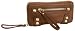 Linea Pelle Dylan Wallet  Long Zip Wallet,Teak,one size