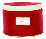 Kangaroom China Soup Bowl Storage, Red
