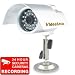 VideoSecu Outdoor Day Night CCD IR Home Security Infrared Color Bullet Digital Camera IRE20 free surveillance DeCal 1QF