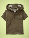 Gap Hooded Henley Shirt