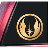 Jedi Order Vinyl Decal Sticker - Mirror Gold