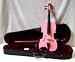 Crystalcello MV450PK 1/8 Size Violin with Carrying Case + Bow + Accessories - Pink Color
