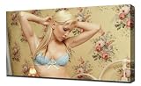 Caprice Bourret - Canvas Art Print - Framed Size 16