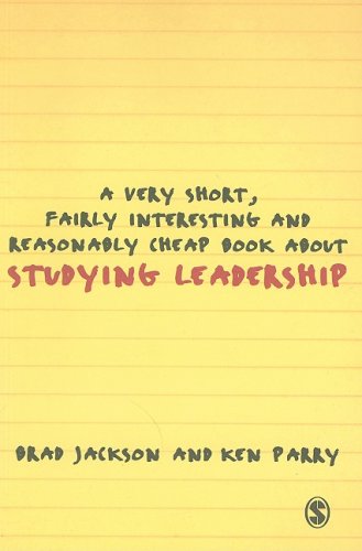 Image of: A Very Short, Fairly Interesting and Reasonably Cheap Book about Studying Leadership (Very Short, Fairly Interesting & Cheap Books)
