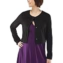 Liz Lange&reg; Maternity Jewel Neck Cropped Jacket - Black