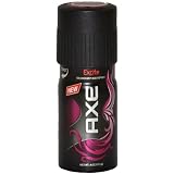 Axe Body Spray, Excite, 4-Ounce (Pack of 3)