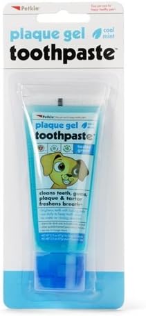 Petkin BP Petkin Plaque Gel Toothpaste In Cool Mint Flavour And A Handy 75G Bottle.