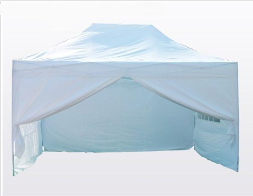 Brand New 10x15' EZ Pop Up Canopy Gazebo Party Wedding Tent White