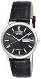Citizen Men`s Eco-Drive Black Leather Watch #BM8240-03E