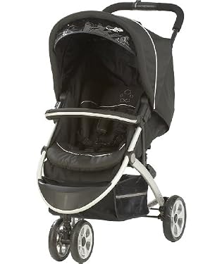 Whirl Pushchair - Black/Silver