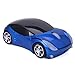 HDE Cool Sports Car Wireless Optical Mouse w/ Silver Chrome Rims (California Blue)