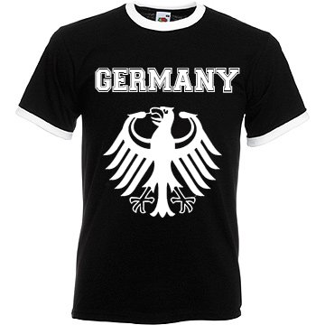Fußball WM Fanmode Herren T-Shirt alle Nationen in verschiedenen Farben und Größen