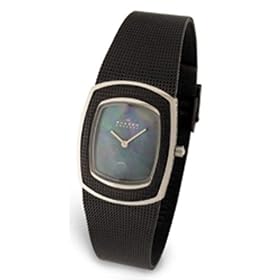 Skagen Women's Black Mesh Watch #549SSBD