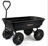 Tricam GOR200B Gorilla Carts 600-Pound Capacity Poly Dump Cart, Black Tricam GOR200B Gorilla Carts 600-Pound Capacity Poly Dump Cart, Black