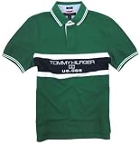 Tommy Hilfiger Mens Slim-Fit S/S Club Rugby Shirt, Green