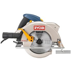 Click here to buy Factory-Reconditioned Ryobi ZRCSB141LZK 7-1 4 inch Dual Laser Circular Saw by Ryobi.