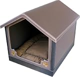 Exklusive Hundevilla aus Artleder - Dogs Stars - 49.5 x 41.5 x 41.5cm
