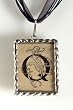 Monogram Pendant Necklace - Q