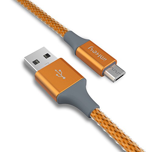 Imkey® premium 10 feet tangle-free braided micro usb 2…
