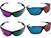 3D Glasses - Ultimate 3D Glasses Variety Pack - Dual Format (2 Pairs Magneta/Green) (2 Pairs Red/Cyan)
