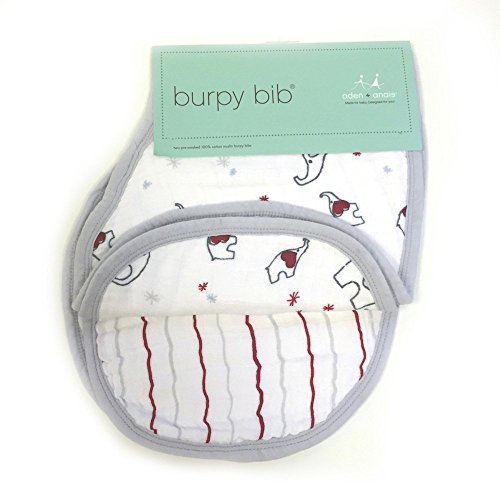 aden and anais Baby Bib And Burp Cloth Adore-able