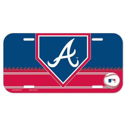 Atlanta Braves MLB License Plate