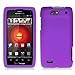 Generic Rubberized Protector Case for Motorola DROID 4 XT894 - Retail Packaging - Purple