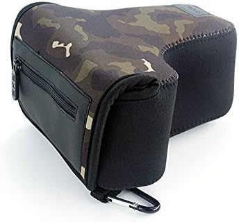 NEOPine Camera Case Neoprene Soft Camera Bag Sleeve for Nikon 450D 500D D3100 D3200 D5100 D5200(18-55mm) Camouflage