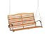 Jack Post Woodlawn Swing Seat with Bronze Frame Includes Hang Chain