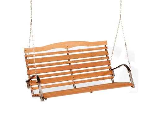 Childrens Toyshop  Outdoor Living : Jack Post Woodlawn Swing Seat with Bronze Frame Includes Hang Chain