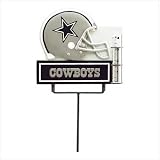 Nfl Rain Gauge Garden Stake Dallas Cowboys Collectible