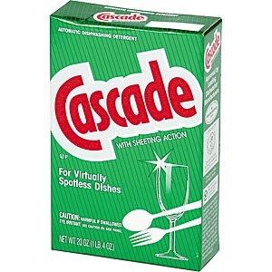 Procter & Gamble Commercial Products - Cascade Dishwashing Powder 20 oz - Sold as 1 EA - Cascade Dishwashing Powder is formulated for under-counter dishwashers and cabinet-type automatic utensil washers.