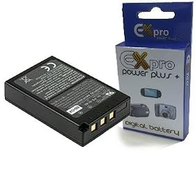 Ex-Pro High Power PS-BLS1 PSBLS1 BLS1 - 2 Year Warranty Replacement Lithium Li-on Digital Camera Battery for Olympus :- Evolt E-400, E400, E-410, E410, E-420, E420, E-450, E450, E-450, E450, E-620, E620, E-P1, EP1, EP-2, EP2, EP-3, EP3, E-PL1, EPL1, E-PL2, EPL2, E-PL3, EPL3, E-PM1, EPM1