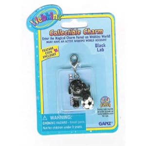 Webkinz Black Lab Charm