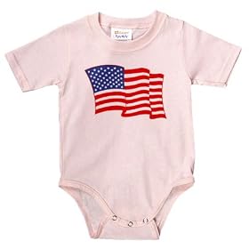 American Flag 4th Of July Infant Bodysuit