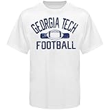 Georgia Tech Yellow Jackets White Varsity Football T-shirt