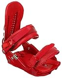 Union Force 09 Men's Hard Snowboard Bindings - Red