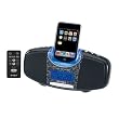 Jensen JIMS-120 Docking Station/Alarm Clock with Built-in Speakers for iPod and MP3 Players (Black)