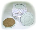 MountainStone Green Sunflower Absorbent Stone Coasters - 8 Pack