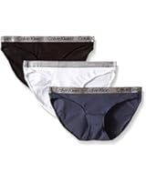 Calvin Klein Women's 3 Pack Radiant Cotton Bikini Panty