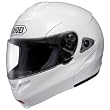 Shoei Solid Multitec Street Bike Racing Motorcycle Helmet - White