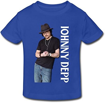 SHUA BABY Kid's Toddler Johnny Depp T-Shirt Age 2-6 RoyalBlue 2 Toddler