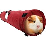 Living World Pet Tunnel, Red/Grey