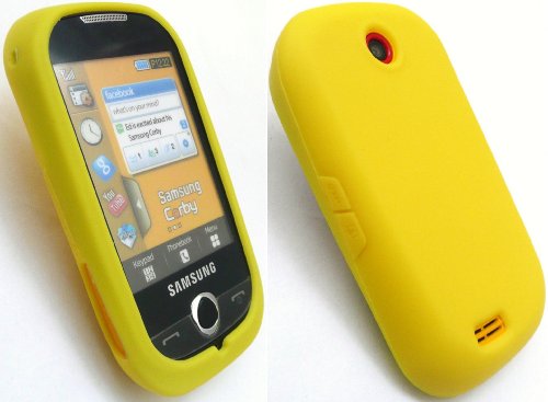 FLASH SUPERSTORE SAMSUNG S3650 GENIO TOUCH SILICON CASE/COVER/SKIN YELLOW