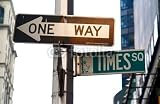 Wallmonkeys Peel and Stick Wall Decals - Street Sign of Times Square in New York City - Removable Graphic