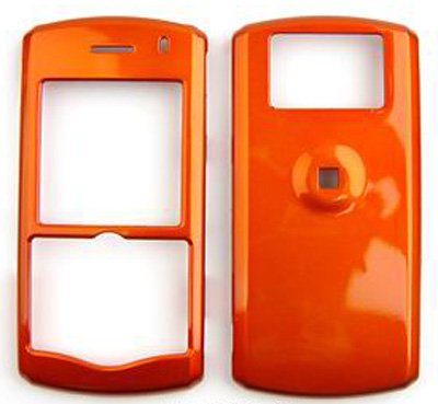 Blackberry Pearl 8100/8110/8120/8130 Honey Burn Orange Hard Case/Cover/Faceplate/Snap On/Housing/Protector