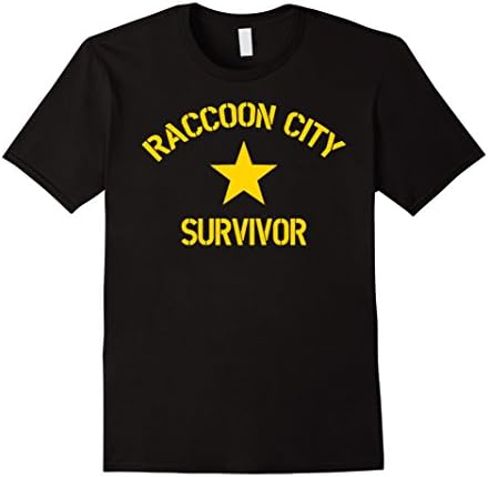 Men's Raccoon City Survivor Tee 2XL Black