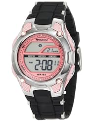 Armitron Womens 456984PNK Pink and Black Chronograph Digital Sport Watch