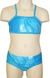 from Td Girls Bikini Set Ages 3-4 Blue with White Swirls New with tags