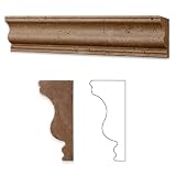 Noce Travertine Honed 2 3/4 X 12 Laguna Molding Liner Trim - Box of 5 pcs.